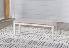 Hoover Furniture Outlet - Ashley Furniture - Robbinsdale 48" Dining Bench - Large UPH Dining Room Bench - D642-00