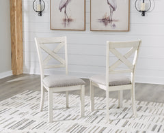 Hoover Furniture Outlet - Ashley Furniture - Robbinsdale Dining Chair (Set of 2) - Dining Chair (Set of 2) / Antique White - D642-01X2