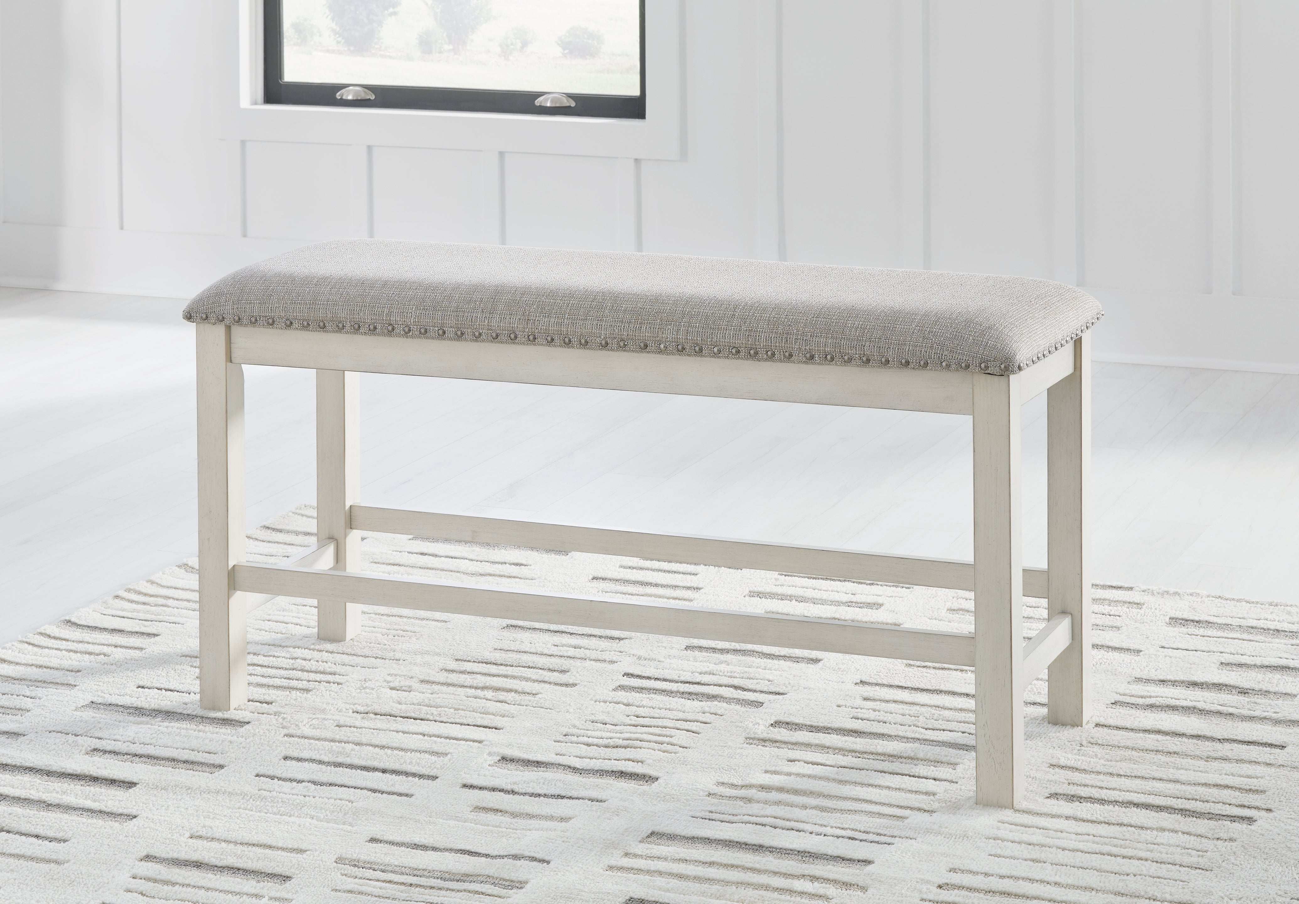 Hoover Furniture Outlet - Ashley Furniture - Robbinsdale 49" Counter Height Dining Bench - DBL Counter UPH Bench (1/CN) - D642-09