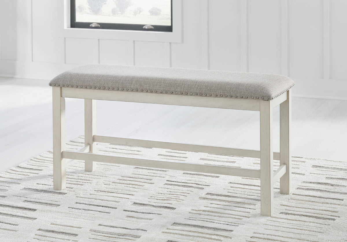 Hoover Furniture Outlet - Ashley Furniture - Robbinsdale 49" Counter Height Dining Bench - DBL Counter UPH Bench (1/CN) - D642-09