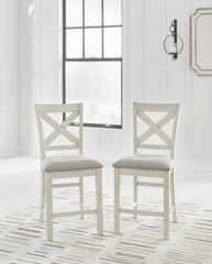 Hoover Furniture Outlet - Ashley Furniture - Robbinsdale Barstool (Set of 2) - Barstool (Set of 2) - D642-124X2