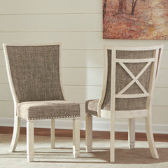 Hoover Furniture Outlet - Ashley Furniture - Bolanburg Dining Chair (Set of 2) - Dining Chair (Set of 2) / Two-tone - D647-02X2