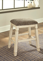 Hoover Furniture Outlet - Ashley Furniture - Bolanburg Counter Height Bar Stool (Set of 2) - Counter Height Bar Stool (Set of 2) / Two-tone - D647-024X2