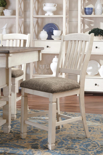 Hoover Furniture Outlet - Ashley Furniture - Bolanburg Counter Height Bar Stool (Set of 2) - Counter Height Bar Stool (Set of 2) / Two-tone - D647-124X2