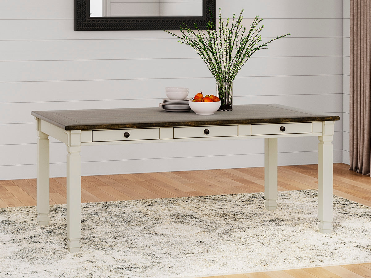 Hoover Furniture Outlet - Ashley Furniture - Bolanburg Dining Table - Rectangular Dining Room Table / Two-tone - D647-25
