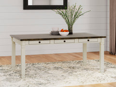 Hoover Furniture Outlet - Ashley Furniture - Bolanburg Dining Table - Rectangular Dining Room Table / Two-tone - D647-25