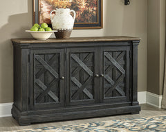 Hoover Furniture Outlet - Ashley Furniture - Tyler Creek Dining Server - Dining Room Server / Black/Gray - D736-60