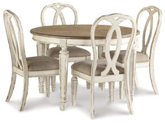 Hoover Furniture Outlet - Ashley Furniture - Realyn Dining Table and 4 Chairs - Dining Table and 4 Chairs - D743D2