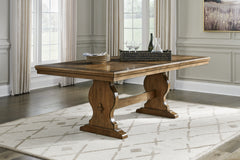 Hoover Furniture Outlet - Ashley Furniture - Sturlayne Dining Extension Table - RECT Dining Room EXT Table / Brown - D787-35
