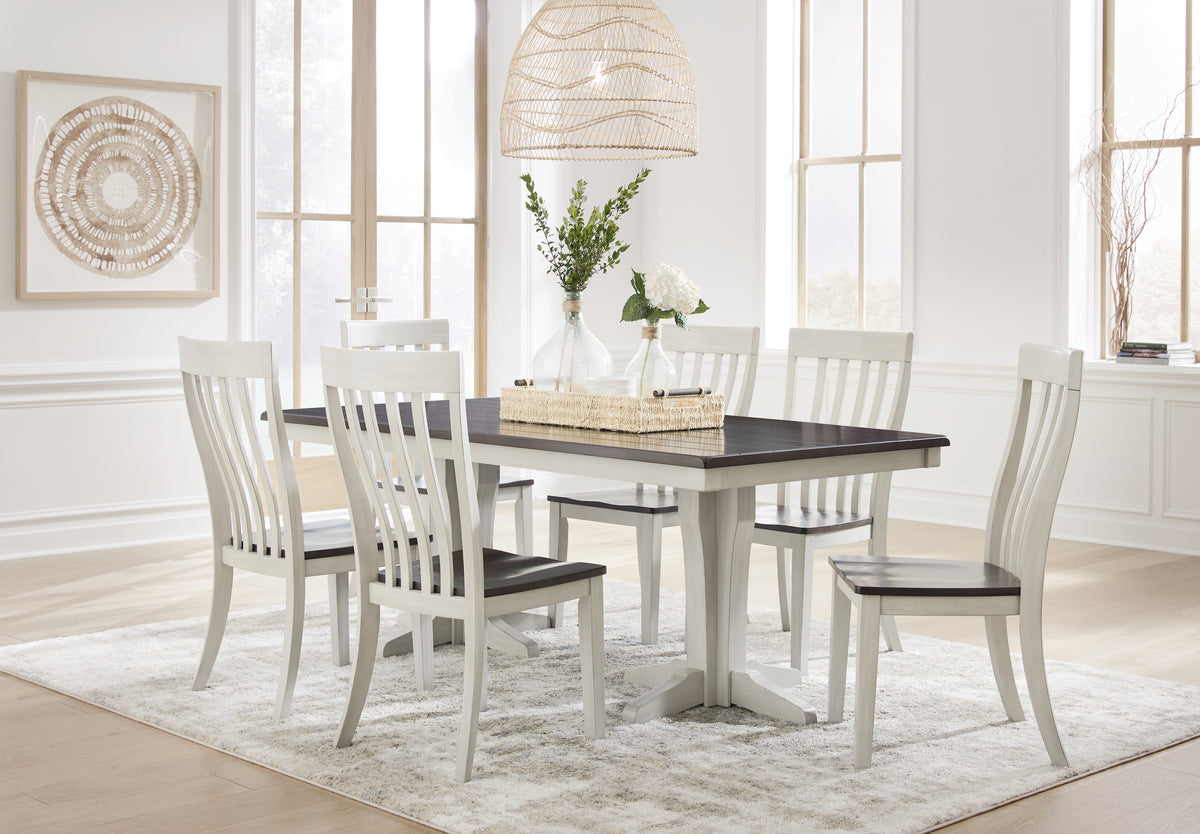 Hoover Furniture Outlet - Ashley Furniture - Darborn Dining Table and 6 Chairs - Dining Table and 6 Chairs - D796D4