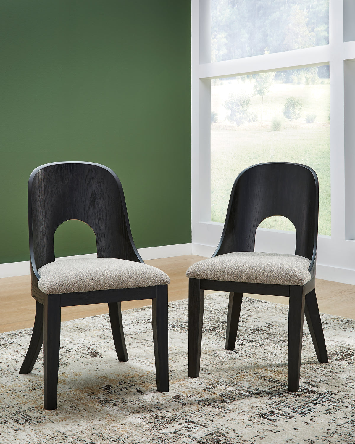 Hoover Furniture Outlet - Ashley Furniture - Rowanbeck Dining Chair (Set of 2) - Dining Chair (Set of 2) - D821-01X2