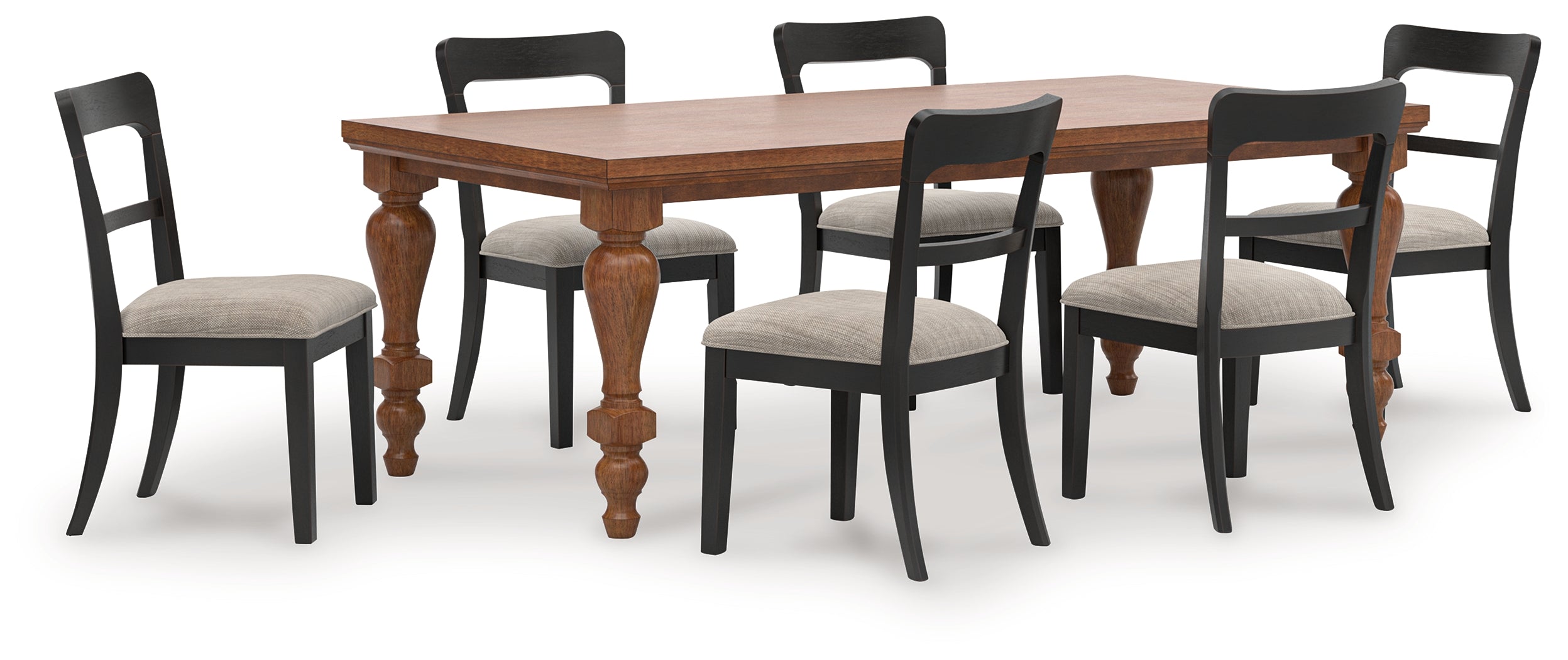 Hoover Furniture Outlet - Ashley Furniture - Greddinton Dining Table and 6 Chairs - Dining Table and 6 Chairs - PCD824D21
