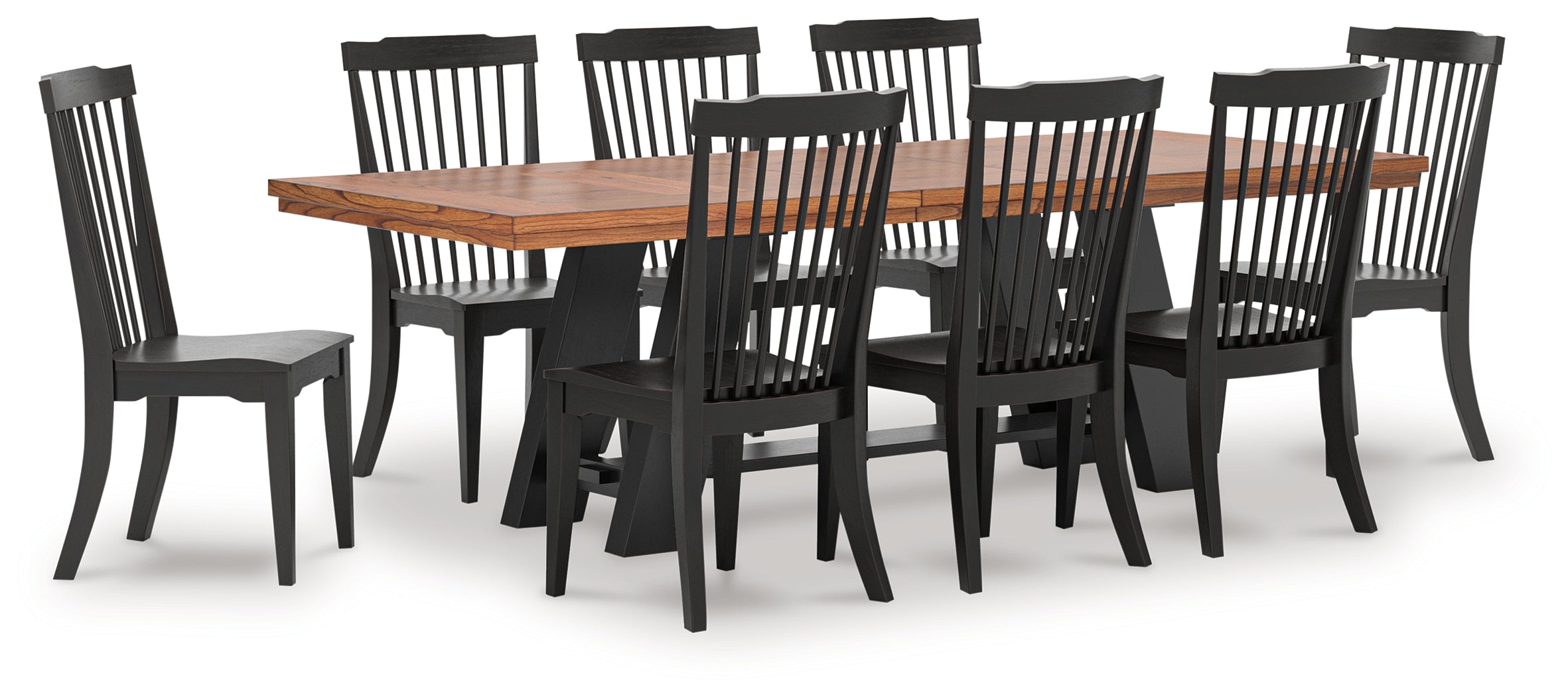 Hoover Furniture Outlet - Ashley Furniture - Greddinton Extension Dining Table and 8 Chairs - Extension Dining Table and 8 Chairs - PCD824D34