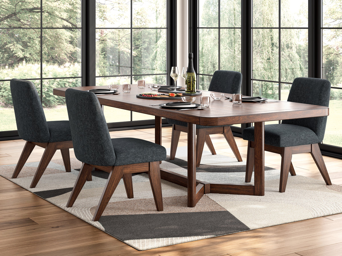 Hoover Furniture Outlet - Ashley Furniture - Dilenno Extension Dining Table and 4 Chairs - Extension Dining Table and 4 Chairs - PCD857D1