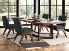 Hoover Furniture Outlet - Ashley Furniture - Dilenno Extension Dining Table and 4 Chairs - Extension Dining Table and 4 Chairs - PCD857D1