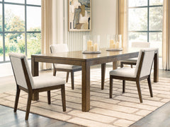 Hoover Furniture Outlet - Ashley Furniture - Marxmore Extension Dining Table and 4 Chairs - Extension Dining Table and 4 Chairs - D863D1