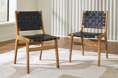 Hoover Furniture Outlet - Ashley Furniture - Fortmaine Dining Chair (Set of 2) - Dining Chair (Set of 2) - D872-01X2