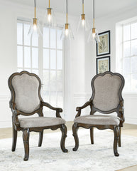 Hoover Furniture Outlet - Ashley Furniture - Maylee Dining Chair (Set of 2) - Dining Chair (Set of 2) / Dark Brown - D947-01AX2