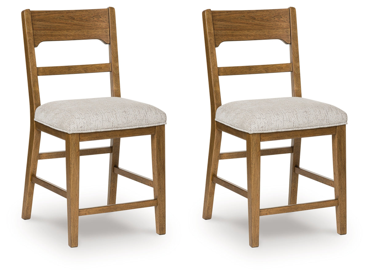 Hoover Furniture Outlet - Ashley Furniture - Cabalynn Counter Height Barstool (Set of 2) - Counter Height Barstool (Set of 2) - D974-224X2