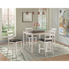 Martin 5pc Counter Set (Dark Brown Top - White Base) – SKU DMT7005CS | Elements