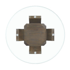 Dapper Round Counter Height Dining Table in Walnut