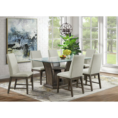 Dapper Grey Rectangular Dining Table – SKU DPR300DTB | Elements