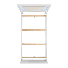 Denmark Twin UPH Bed with Lights in White