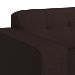 Destiny Chair with Wood Front in Pebble Brown