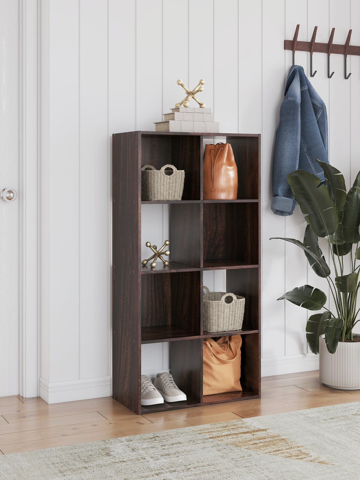 Hoover Furniture Outlet - Ashley Furniture - Glosmount Eight Cube Organizer - Eight Cube Organizer - EA1055-4X2