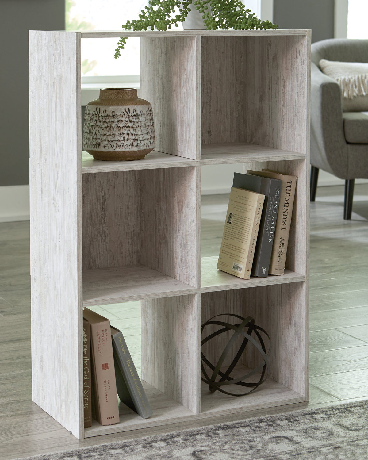 Hoover Furniture Outlet - Ashley Furniture - Paxberry Six Cube Organizer - Six Cube Organizer - EA1811-3X2