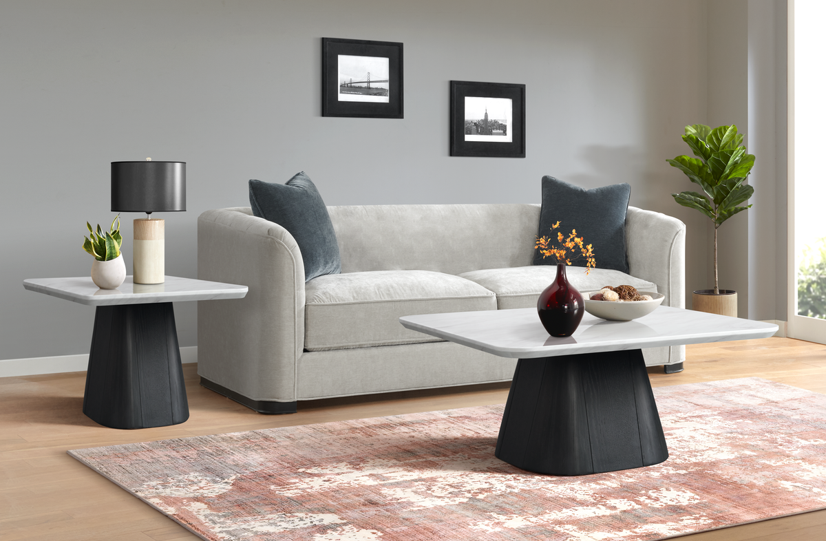 Edison End Table Base in Black – SKU T-9130-8-ETB | Elements