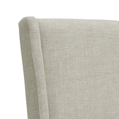Eleanor Dining Side Chair with Heirloom Fabric in White (2 Per Carton)