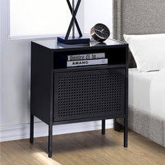 Ember Nightstand (C-1094) BLACK NIGHTSTAND W/ USB – SKU CEB800NSE | Elements