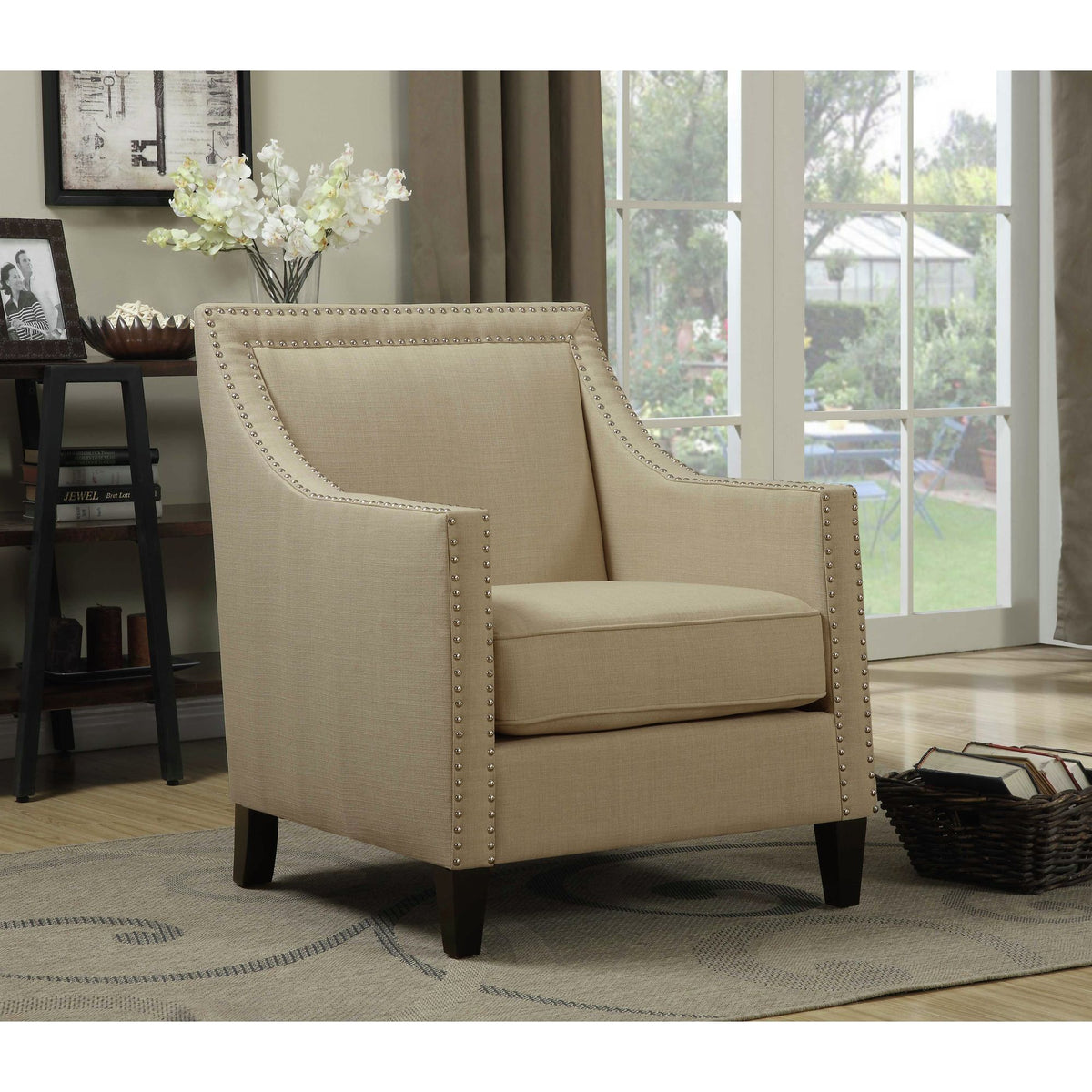 Erica 497 Chair W/Chrome Nails Heirloom Natural (ISTA 3) – SKU UER082100CA | Elements