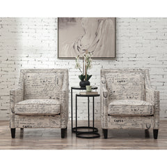 Erica 497 Chair W/Chrome Nails French Script (ISTA 3) – SKU UER636100CA | Elements