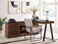 Hoover Furniture Outlet - Ashley Furniture - Kallari Credenza with Desk Return - Credenza with Desk Return - H737H1