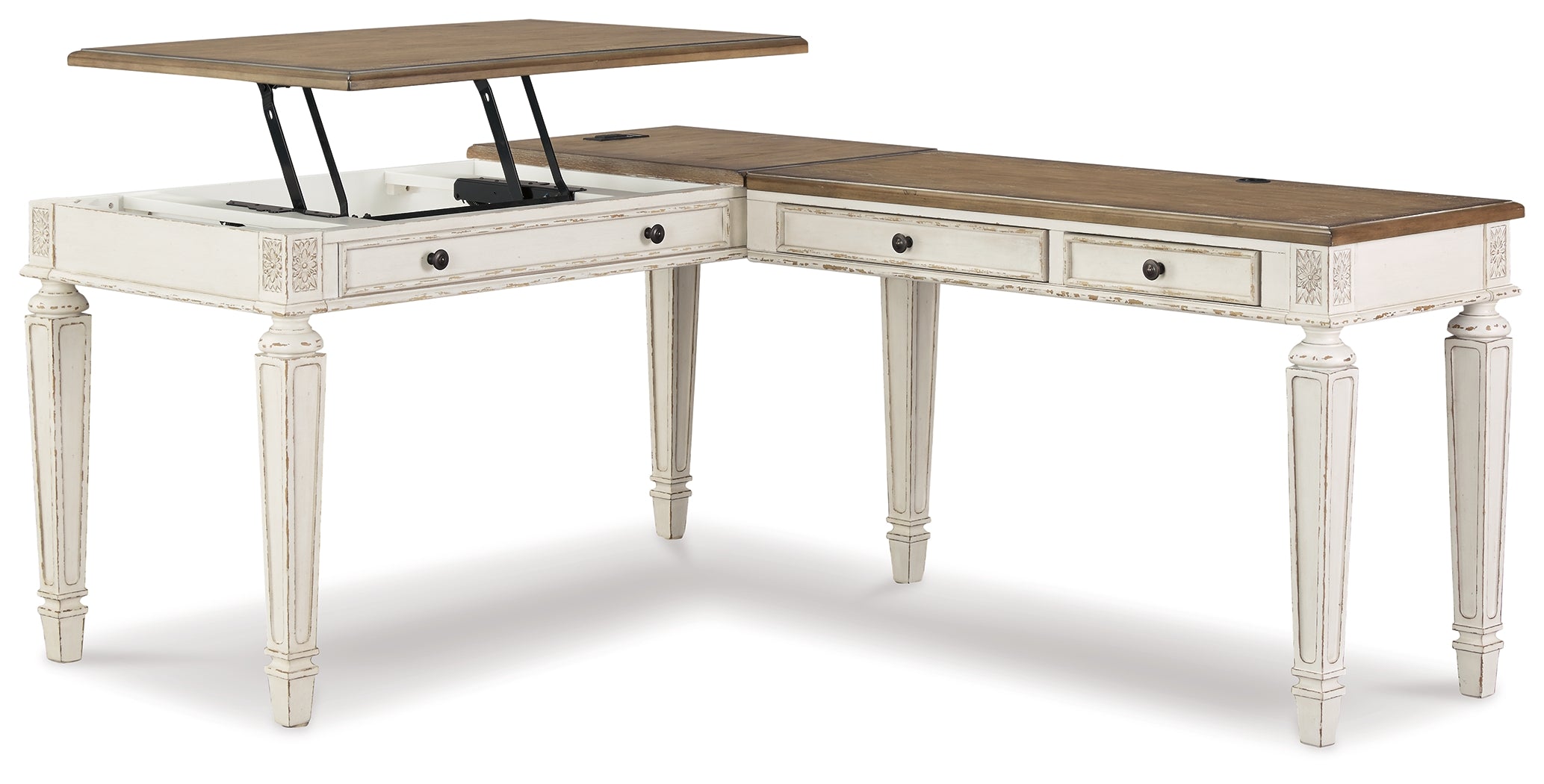 Realyn 2-Piece Home Office Lift Top Desk