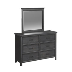 Hampton Kids Dresser and Mirror Set in Charcoal