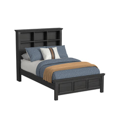 Hampton Kids Full Bookcase Bed in Charcoal