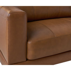 Hampton Loveseat in Fiero Tan (Top Grain/PVC)
