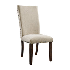Jax 6pc Dining Set- Table 4 Upholstered Side Chairs & Bench
