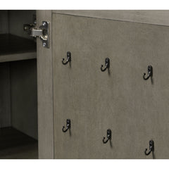 Kings Court 1 Door and 7-Drawer Chest in Grey