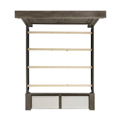 Kings Court King Storage Bed in Grey