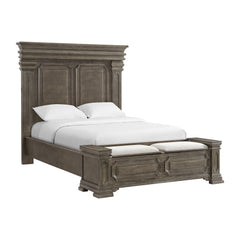 Kings Court Queen Storage Bed in Grey