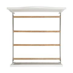 Kona King Panel Bed in White