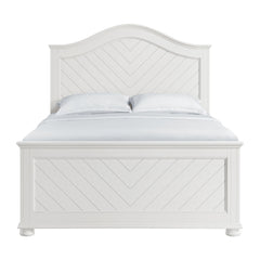 Kona Queen Panel Bed in White