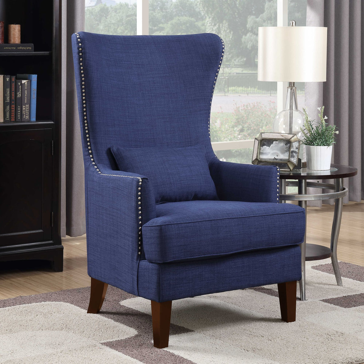 Kori 724 Chair W/Chrome Nails Heirloom Blue – SKU UKR080100 | Elements
