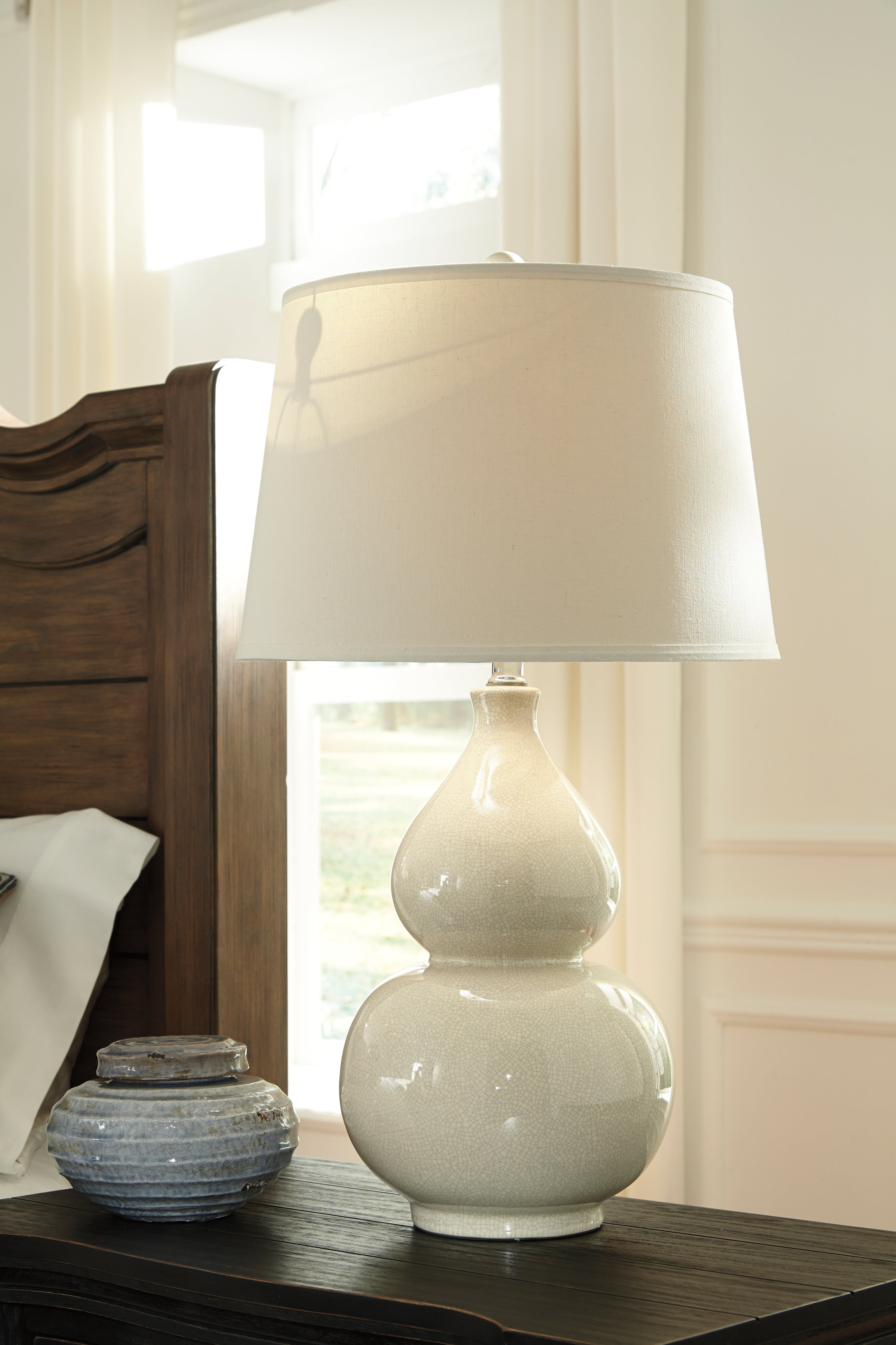 Hoover Furniture Outlet - Ashley Furniture - Saffi Table Lamp (Set of 2) - Table Lamp (Set of 2) - L100074X2