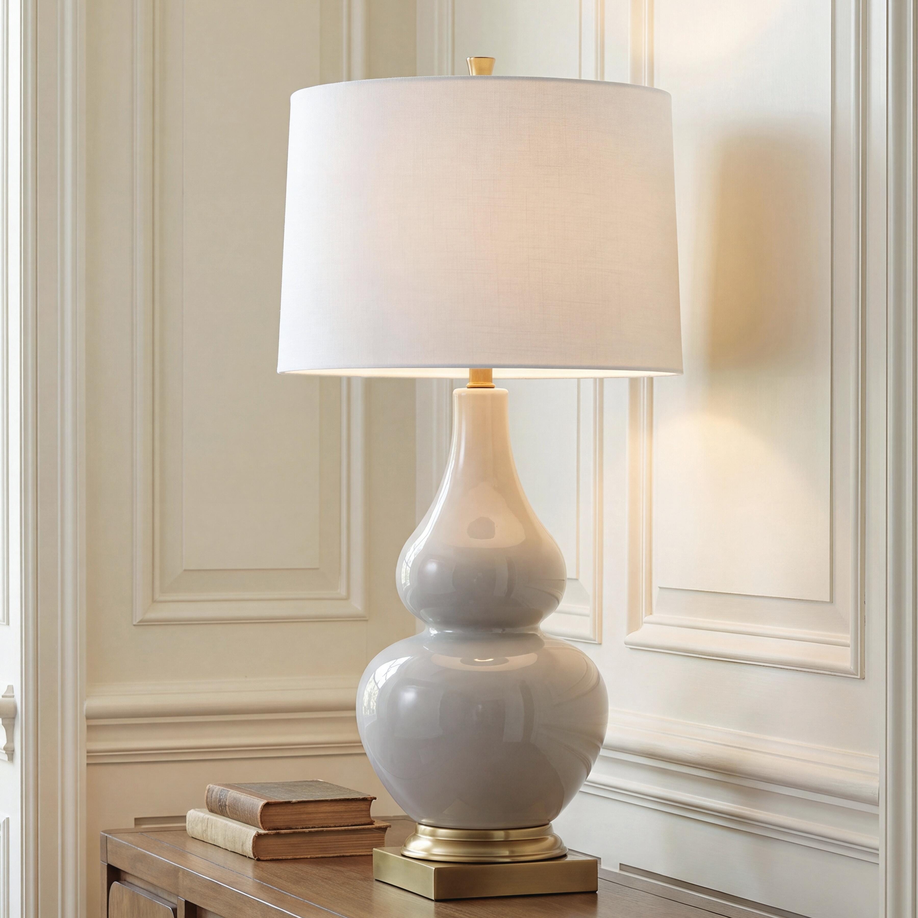 Hoover Furniture Outlet - Ashley Furniture - Weswick Table Lamp - Ceramic Table Lamp (1/CN) - L100934