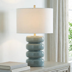 Hoover Furniture Outlet - Ashley Furniture - Clayard Table Lamp - Ceramic Table Lamp (1/CN) - L100964